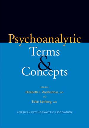 Psychoanalytic Terms and Concepts de Elizabeth L. Auchincloss