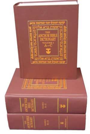 The Anchor Bible Dictionary 6-Volume Prepack: (contains one copy of each volume) de David Noel Freedman