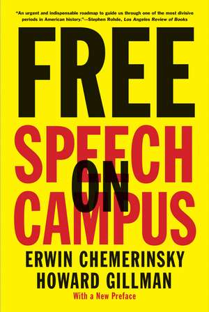 Free Speech on Campus de Erwin Chemerinsky