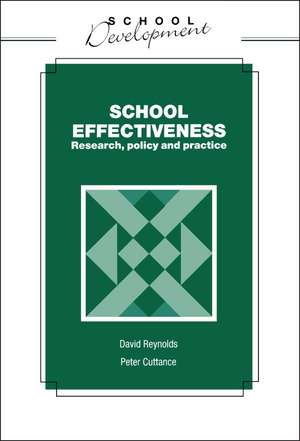 School Effectiveness de David Reynolds