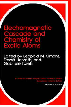 Electromagnetic Cascade and Chemistry of Exotic Atoms de D. Horváth