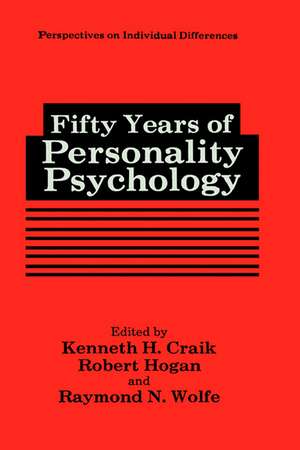 Fifty Years of Personality Psychology de Kenneth H. Craik