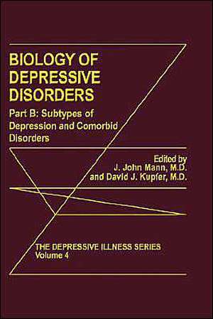 Biology of Depressive Disorders. Part B: Subtypes of Depression and Comorbid Disorders de J. John Mann