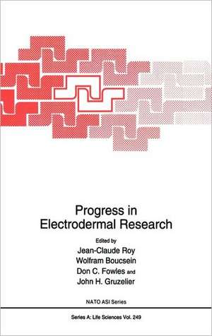 Progress in Electrodermal Research de Jean-Claude Roy