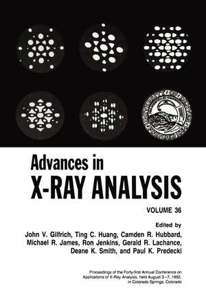 Advances in X-Ray Analysis de Gilfrich