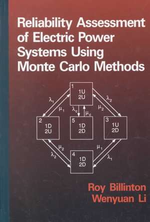 Reliability Assessment of Electric Power Systems Using Monte Carlo Methods de Billinton