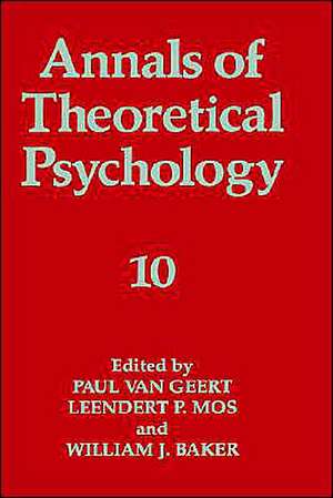 Annals of Theoretical Psychology de Paul Van Geert