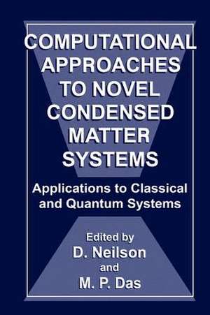 Computational Approaches to Novel Condensed Matter Systems: Applications to Classical and Quantum Systems de M. P. Das