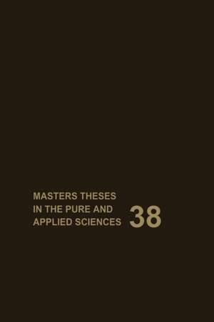 Masters Theses in the Pure and Applied Sciences de Shafer, Sade H.