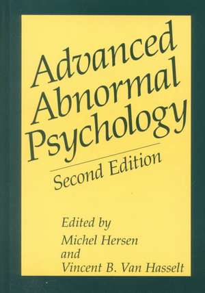 Advanced Abnormal Psychology de Michel Hersen