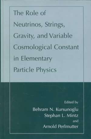 The Role of Neutrinos, Strings, Gravity, and Variable Cosmological Constant in Elementary Particle Physics de Behram N. Kursunogammalu