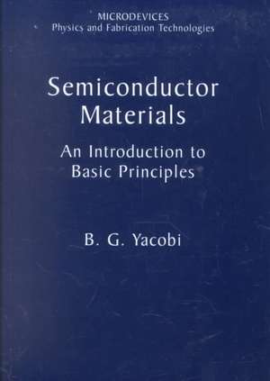 Semiconductor Materials de B G Yacobi