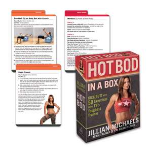 Jillian Michaels Hot Bod in a Box: Kick Butt with 50 Exercises from TV's Toughest Trainer de Jillian Michaels