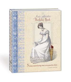 Jane Austen Birthday Book de Potter Style