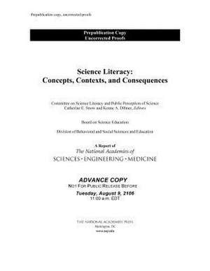 Science Literacy de National Academies of Sciences Engineering and Medicine