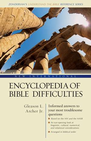 New International Encyclopedia of Bible Difficulties: (Zondervan's Understand the Bible Reference Series) de Gleason L. Archer, Jr.