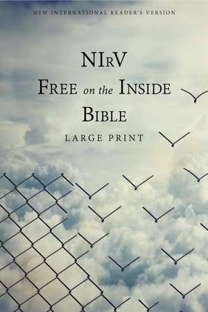 NIrV, Free on the Inside Bible, Large Print, Paperback de Zondervan