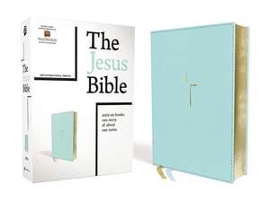 The Jesus Bible, NIV Edition, Leathersoft, Blue, Thumb Indexed, Comfort Print de Passion Publishing