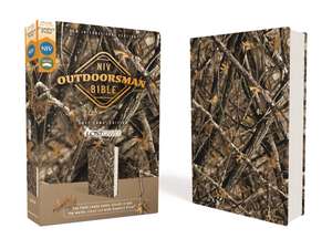 NIV, Outdoorsman Bible, Lost Camo Edition, Leathersoft, Red Letter, Comfort Print: The Field-Ready Cover Blends In but the Words Stand Out with Comfort Print de Jason Cruise