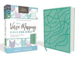 NIV, Verse Mapping Bible for Girls, Leathersoft, Teal, Comfort Print: Gathering the Goodness of God's Word de Kristy Cambron