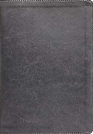 ESV, Thompson Chain-Reference Bible, Leathersoft, Gray, Red Letter, Thumb Indexed de Dr. Frank Charles Thompson