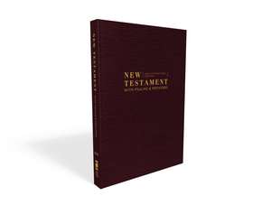 NIV, New Testament with Psalms and Proverbs, Pocket-Sized, Paperback, Burgundy, Comfort Print de Zondervan