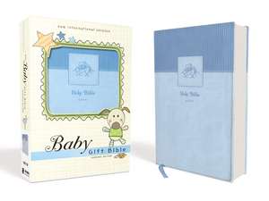 NIV, Baby Gift Bible, Holy Bible, Leathersoft, Blue, Red Letter, Comfort Print: Keepsake Edition de Zondervan