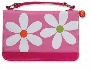 Microfiber Daisy Pink Zipper Pocket Lg de Zondervan