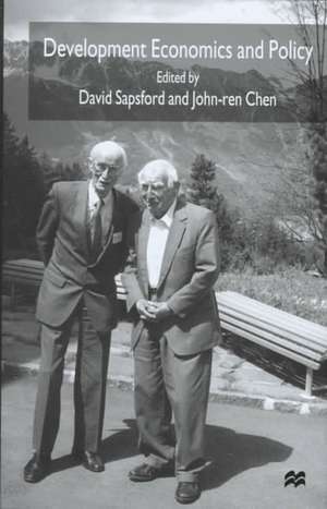 Development Economics and Policy: The Conference Volume to Celebrate the 85th Birthday of Professor Sir Hans Singer de David Sapsford