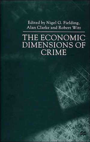 The Economic Dimensions of Crime de Nana