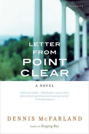 Letter from Point Clear de Dennis McFarland