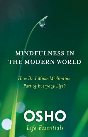 Mindfulness in the Modern World: How Do I Make Meditation Part of Everyday Life? de Osho