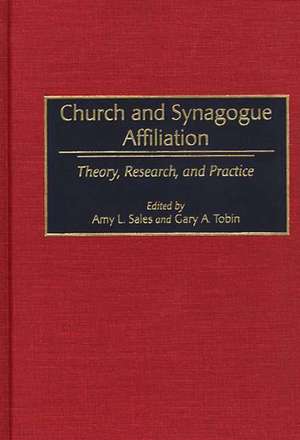 Church and Synagogue Affiliation: Theory, Research, and Practice de Amy L. Sales