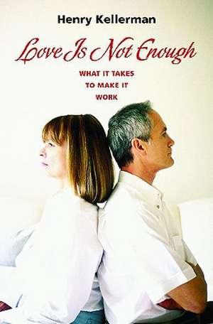 Love Is Not Enough: What It Takes to Make It Work de Henry Kellerman Ph.D.