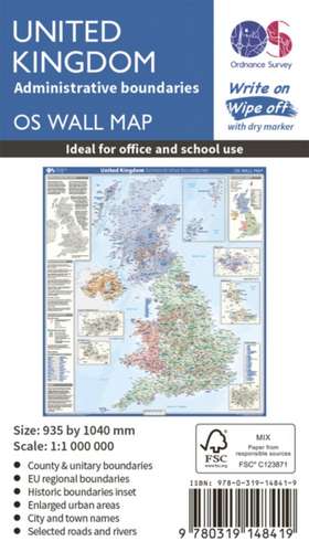 United Kingdom Administrative Boundaries de Ordnance Survey