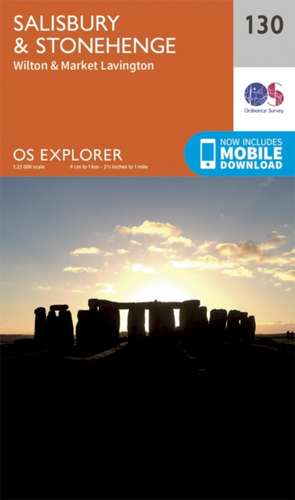 Salisbury and Stonehenge de Ordnance Survey