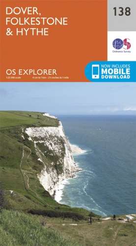 Dover, Folkstone and Hythe de Ordnance Survey