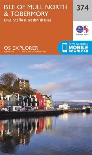 Isle of Mull North and Tobermory de Ordnance Survey