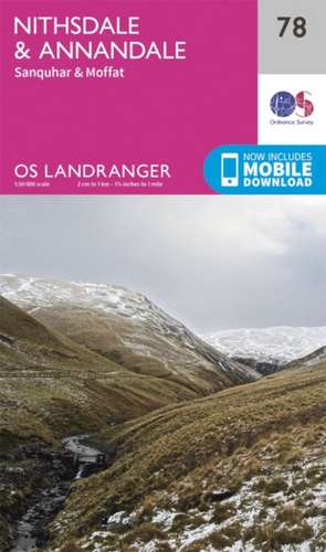 Nithsdale & Annandale, Sanquhar & Moffat de Ordnance Survey