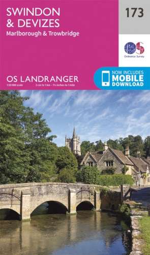 Swindon, Devizes, Marlborough & Trowbridge de Ordnance Survey