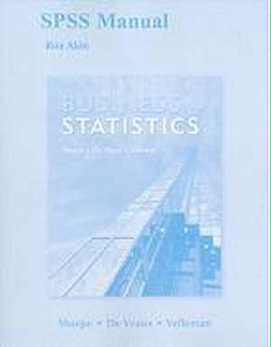 SPSS Manual for Business Statistics de Rita Akin