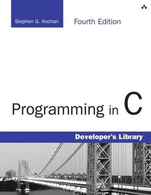 Programming in C de Stephen G. Kochan