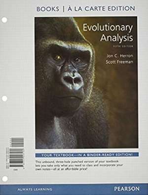 Evolutionary Analysis de Jon C. Herron