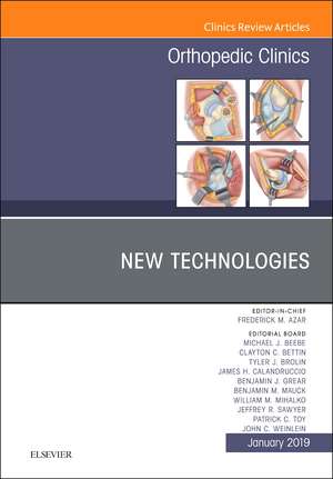 New Technologies, An Issue of Orthopedic Clinics de Frederick M. Azar