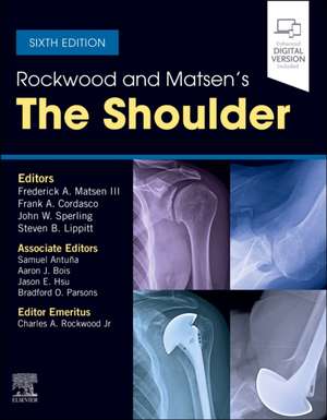 Rockwood and Matsen's The Shoulder de Frederick A. Matsen