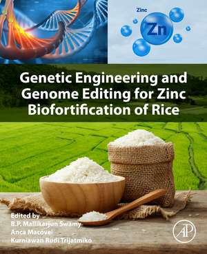 Genetic Engineering and Genome Editing for Zinc Biofortification of Rice de B.P. Mallikarjun Swamy