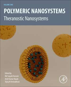 Polymeric Nanosystems: Theranostic Nanosystems, Volume 1 de Md Saquib Hasnain