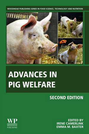 Advances in Pig Welfare de Irene Camerlink