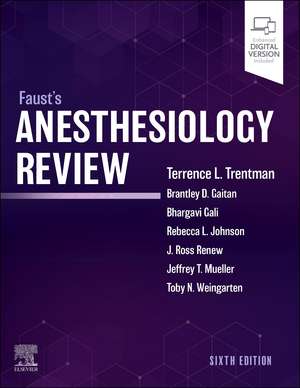 Faust's Anesthesiology Review de Terence L. Trentman