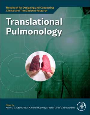 Translational Pulmonology de Davis A. Hartnett